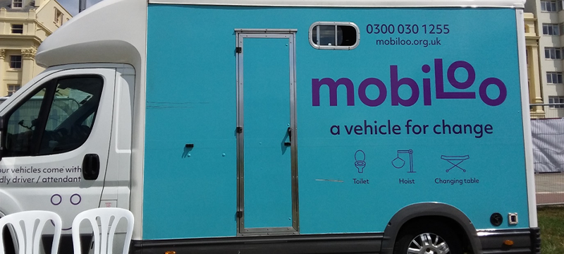 Photo: The exterior of the Mobiloo