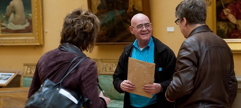 Photo of a tour in the Lady Lever Art Gallery.