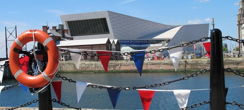 Photo of the exterior of the Museum of Liverpool.