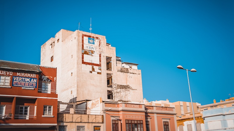 Photo of buildings in Las Palmas.