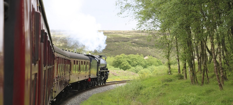 Photo of North Yorkshire Moors Railway Steam Engine.