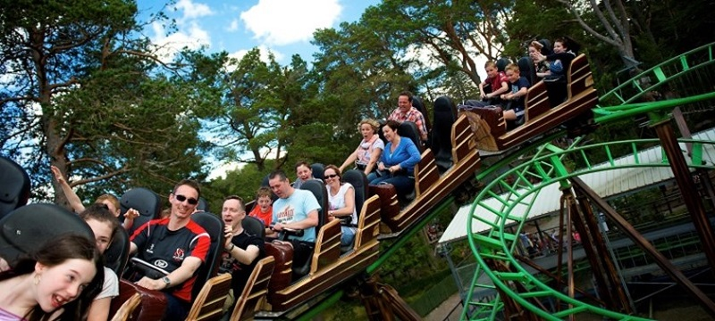 Photo of rollercoaster at Landmark Forest Adventure Park.