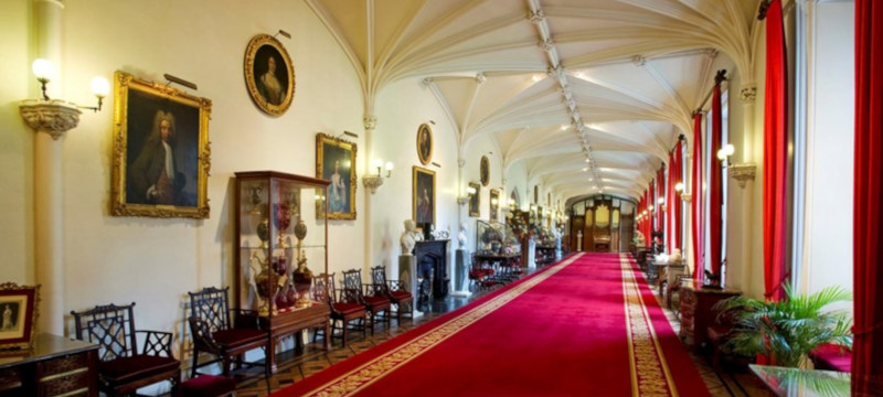 Photo of Scone Palace interior.