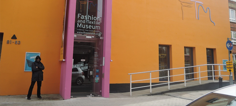 Entrance to the Fashion and Textile Museum