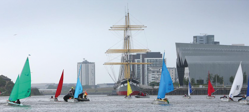 Image of Sailboats on the Clyde.