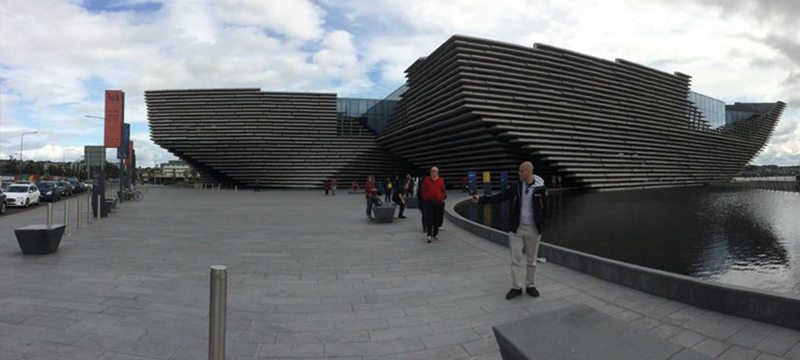 Exterior of the V&A Museum in Dundee.