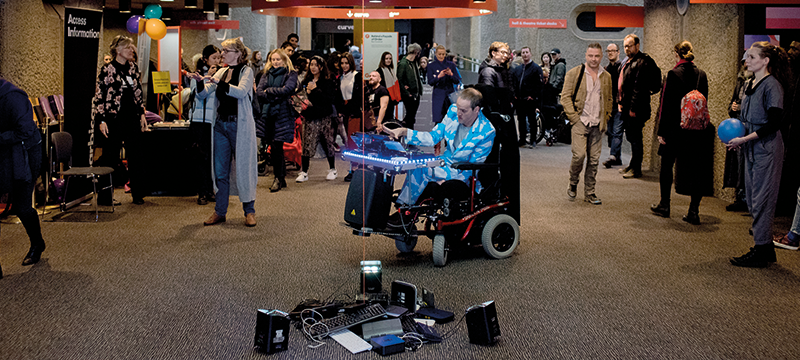 Image from the Barbican's Disabled Access Day event (photo by Camilla Greenwell)