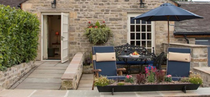 Image of The Dairy's private patio at Cottage in the Dales