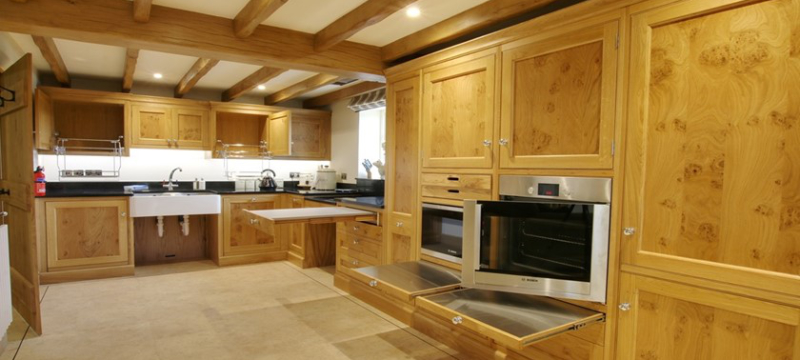 Large kitchen at Cottage in the Dales