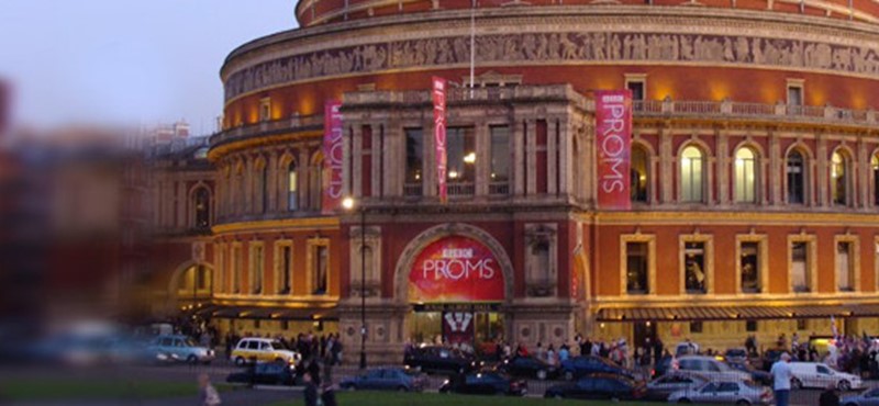 A photo of the Royal Albert Hall.