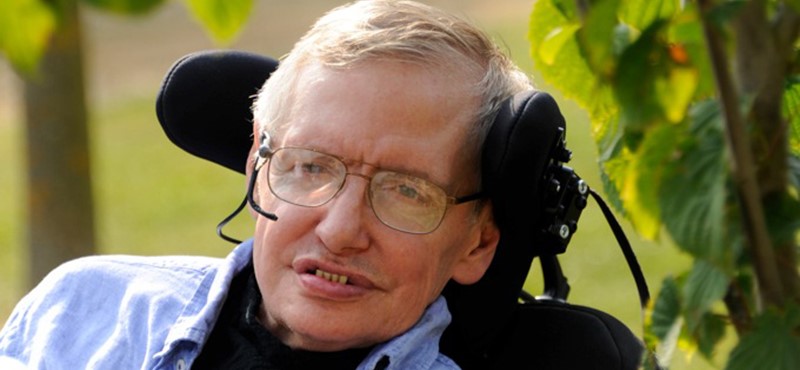 A photo of Stephen Hawking.