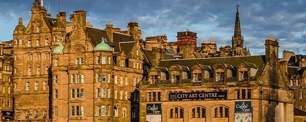 Photo of Old Town in Edinburgh.