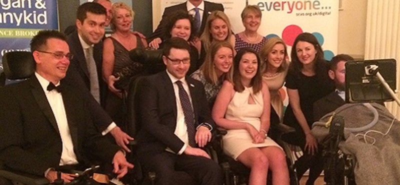 Photo of winners at the Scottish Charity Awards.