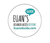 Photo of Euan's Guide car sticker.