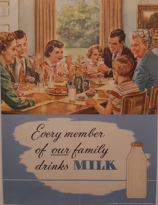 Picture of the Milk Exhibition at the Wellcome Collection