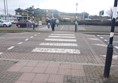 zebra crossing to other shops in the area.