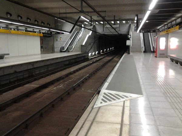 Picture of Barcelona - Ramp at Metro stops