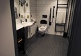 Accessible toilet in Hotel Brooklyn, Manchester