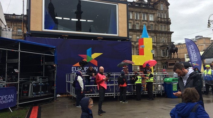Glasgow 2018 European Championships at George Square