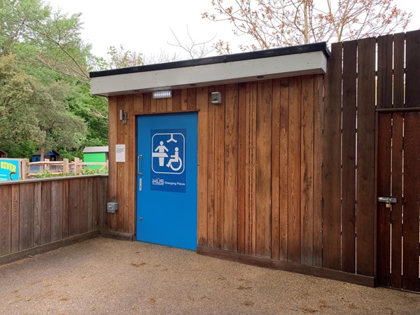 Picture of an accessible toilet block