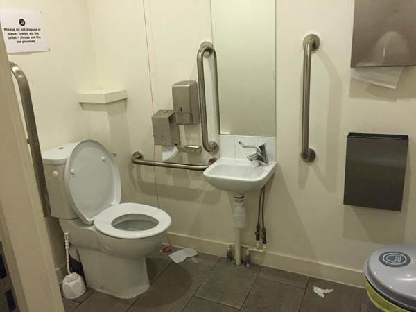 Accessible loo at the Assembly Rooms