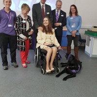 Orson and my partnership day at Canine Partners