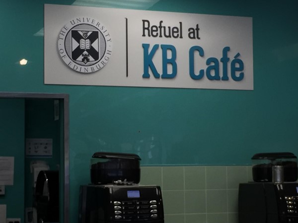 Picture of KB Cafe - Banner inside the cafe