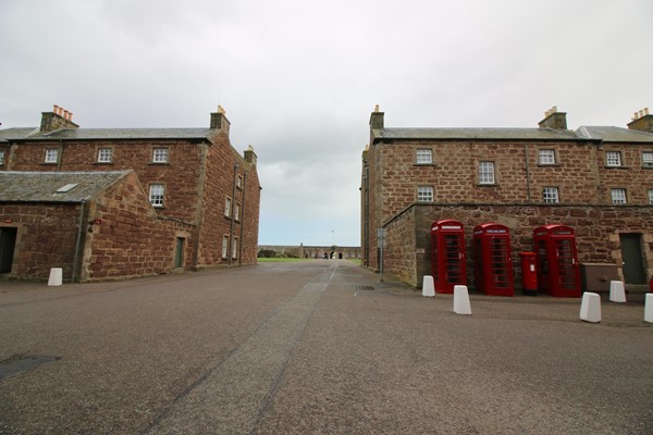 The Barracks and the red phone boxes