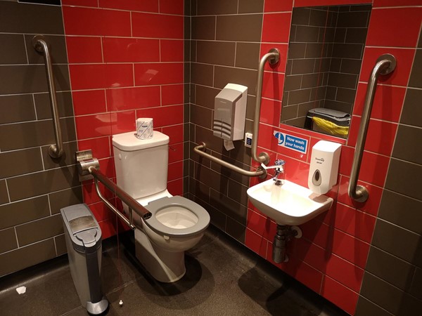 picture of the accessible toilet in the venue