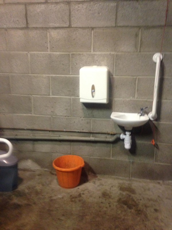 Picture of the accessible toilet at Starks Park football ground