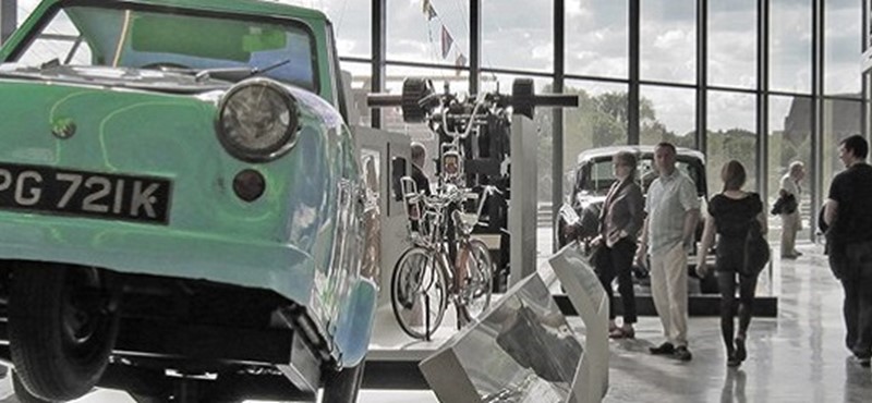 Photo inside Riverside Museum.