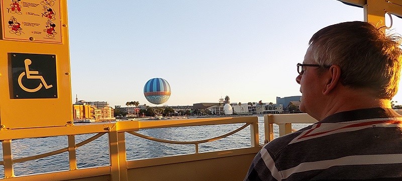 Photo of Neil on the Water Taxi.