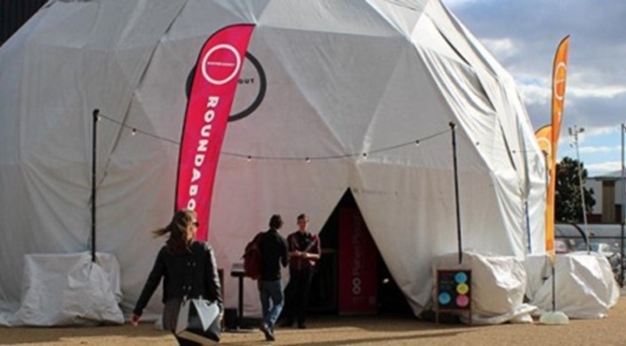 Roundabout – A flatpack touring theatre with disabled access!