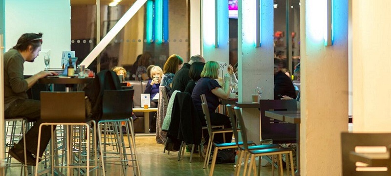 Photo of the cafe at mac Birmingham.