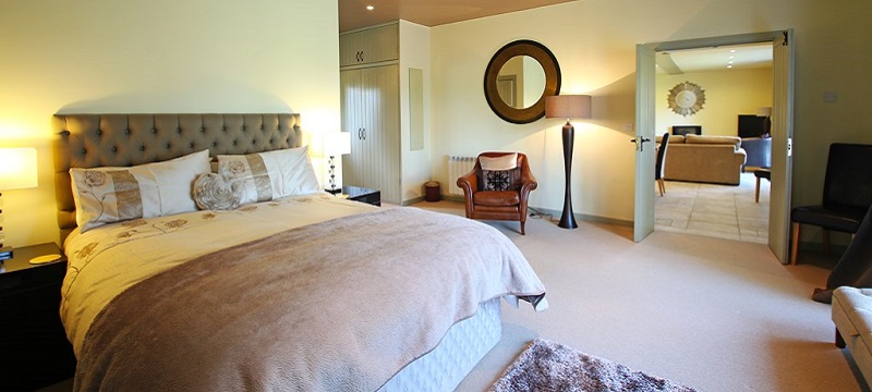 Photo of the bedroom in Damson Tree Cottage.