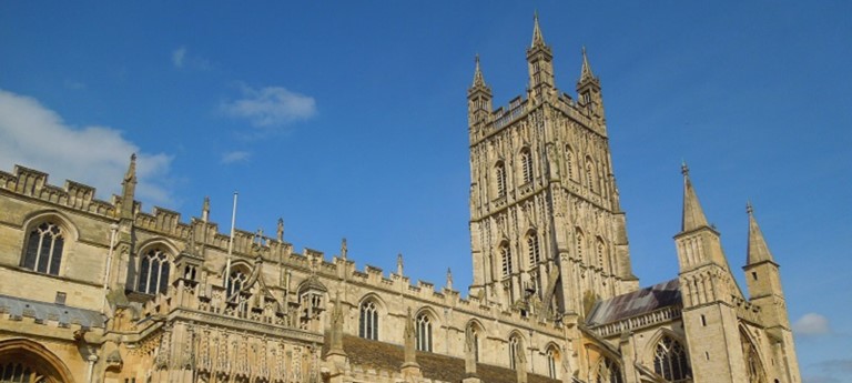 Picture of Gloucester Cathedral.