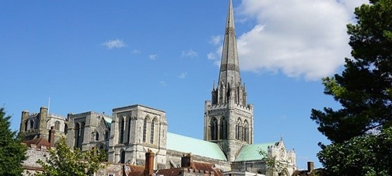Photo of cathedrals in Chichester.