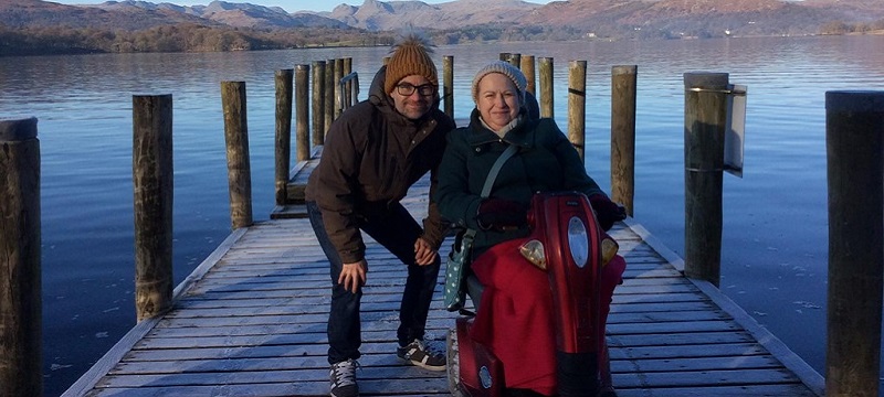 Photo of reviewers at Brockhole on Windermere.