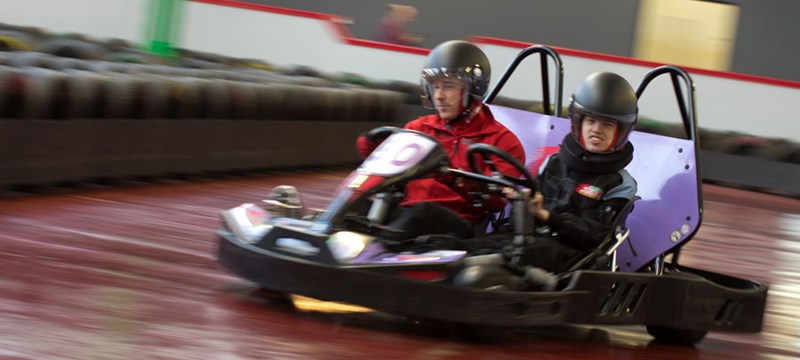 Photo of a go-kart at The Experience.