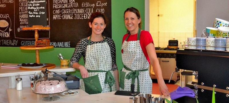 Photo of staff at The Umbrella Café.