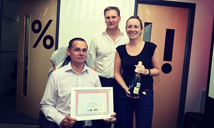 Peoples Choice Award BT Infinity Lab 2014