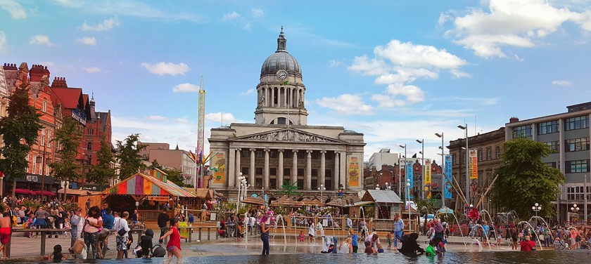 Photo of the city town hall.