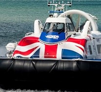 Take a hovercraft to the Isle of Wight