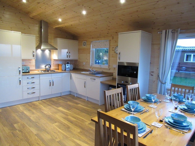 Photo of how the kitchen in the lodge could look.