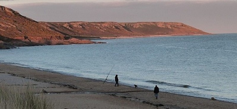 Photo of a beach in Wales.