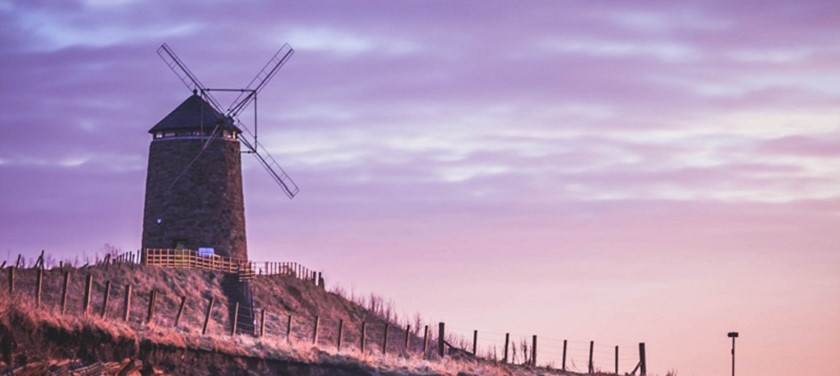 Photo of a windmill in Fife.