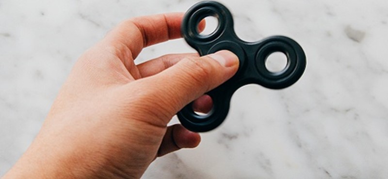 Photo of a fidget spinner.