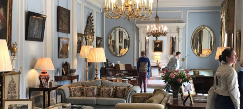 Photo of Hillsborough Castle interior.