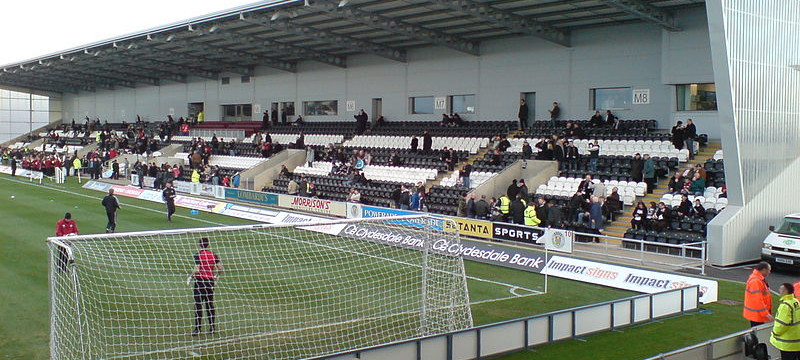 Photo of St Mirren Park stadium.