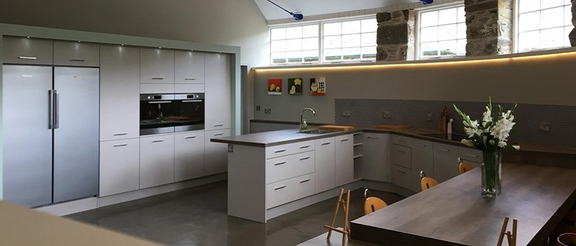 Photo of a modern kitchen in Menzies Steading.